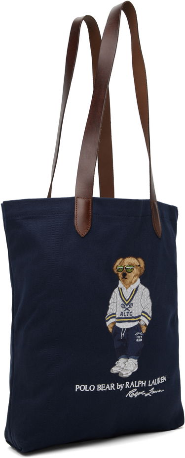Tote bag Polo by Ralph Lauren Ralph Lauren Polo Bear Tote Bag Navy | 405962427001, 1