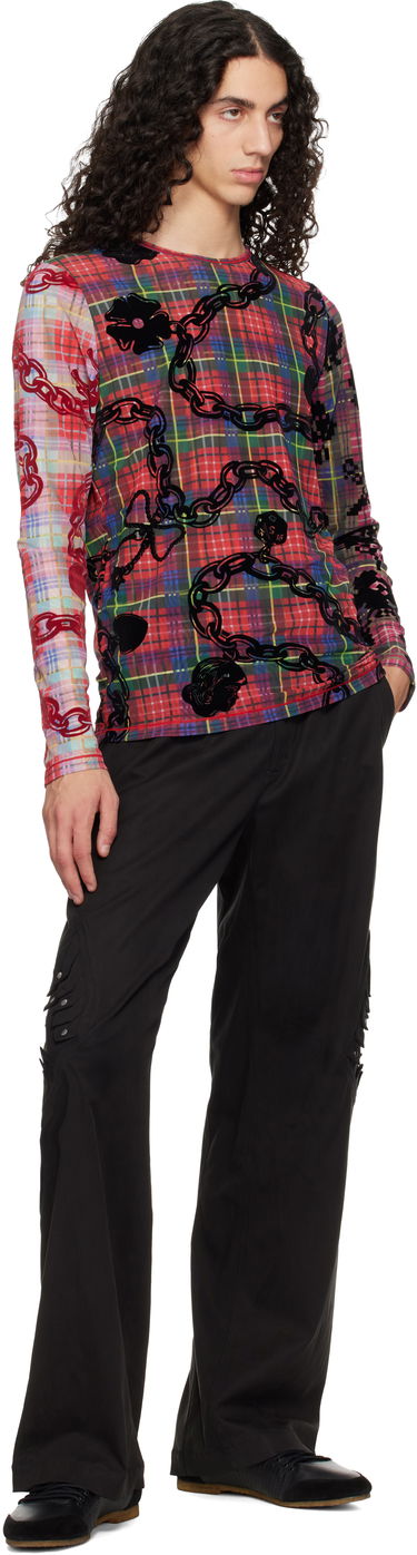 Tričko Chopova Lowena Lady Chain Flocked Mesh T-shirt Rôznofarebný | 2420M, 3