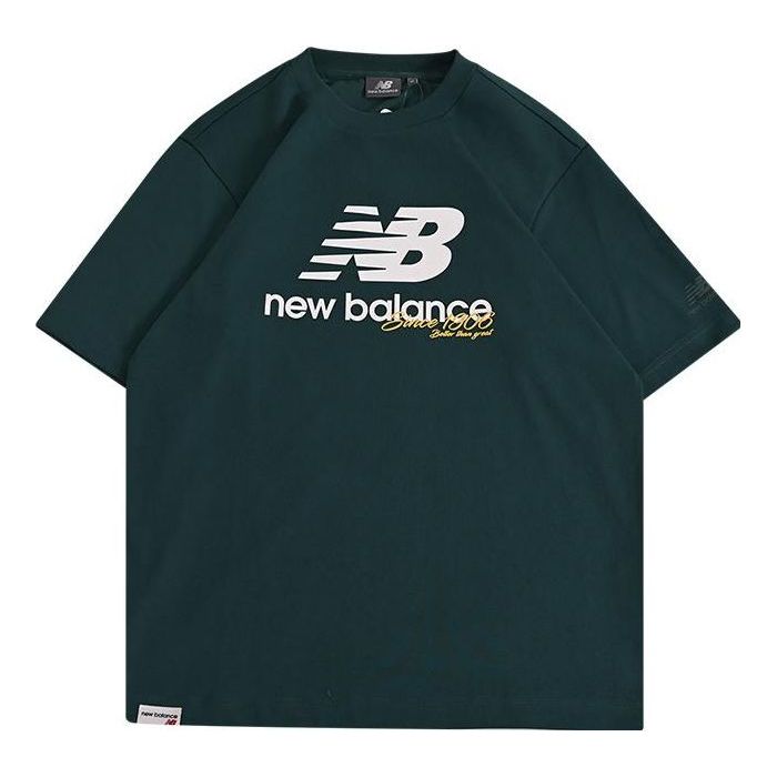 Tričko New Balance Essentials Graphic Logo T-Shirt Zelené | 5ED25333-HT
