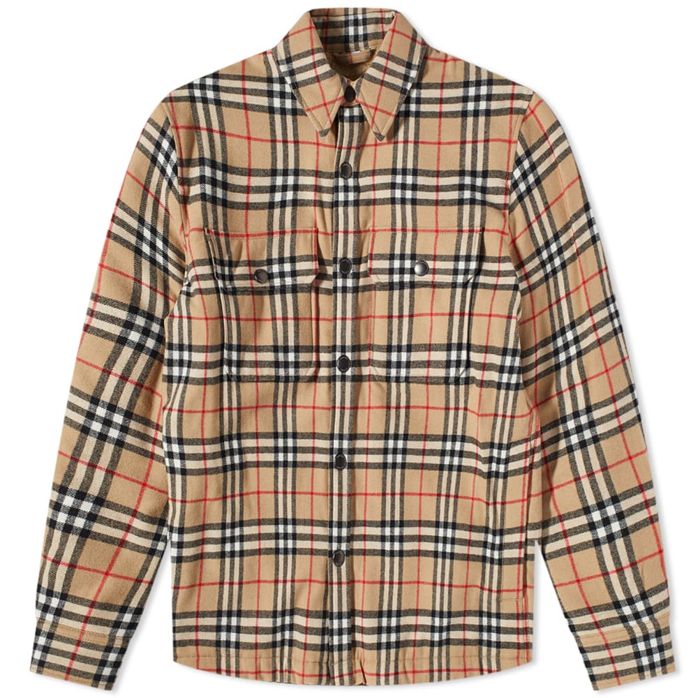 Bunda Burberry Calmore Fleece Lined Shirt Jacket Béžová | 8043839-A7028, 0