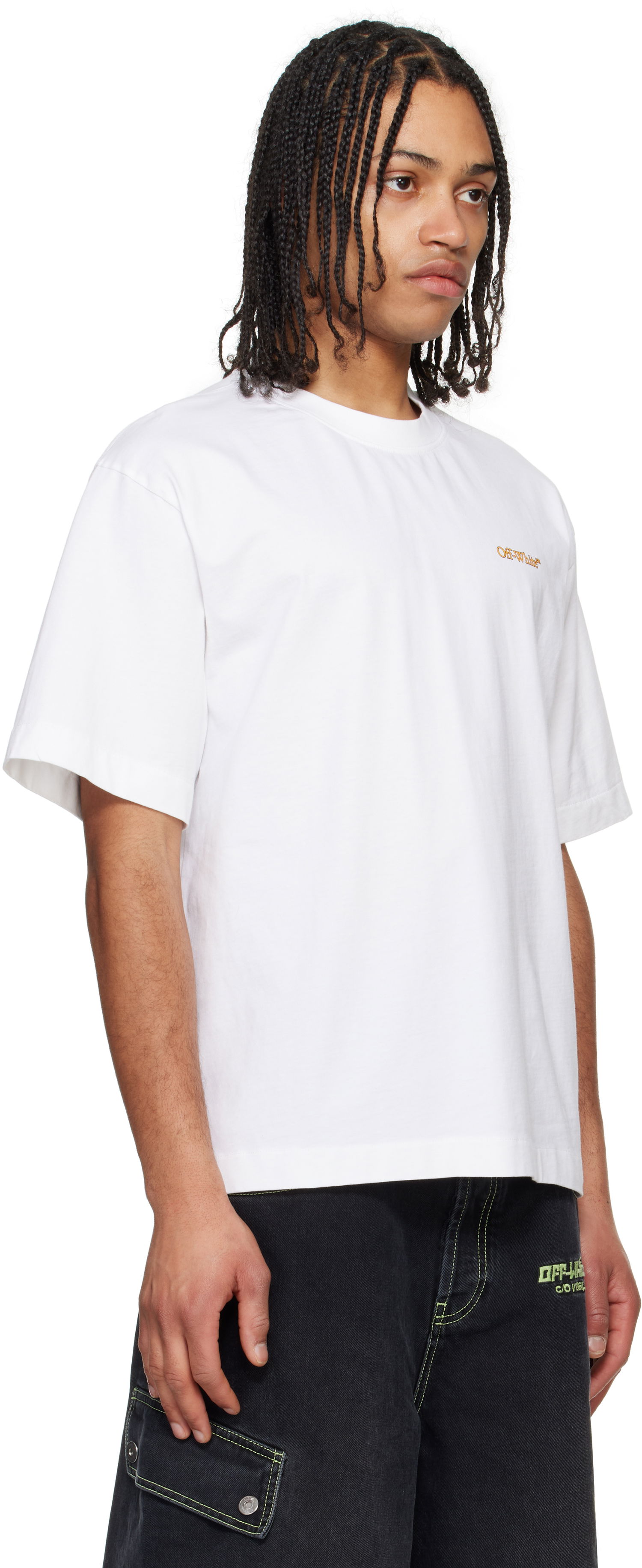 Tričko Off-White Off-White Tape Arrow T-Shirt Biela | OMAA120S25JER00D0122, 1