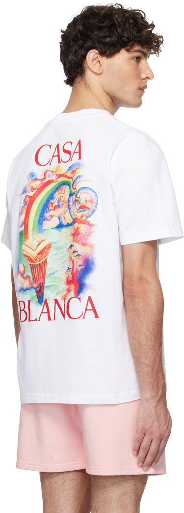 Tričko Casablanca Nature Teacher Graphic Print T-Shirt Biela | MPS25-JTS-001-03, 2
