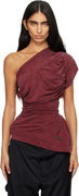 Vivienne Westwood Andalouse One-Shoulder Draped Ruched Top