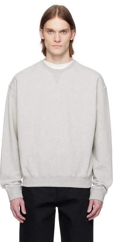 Sveter Jil Sander Jil Sander Embroidered Logo Sweatshirt Šedá | J47GU0128_J20010, 0