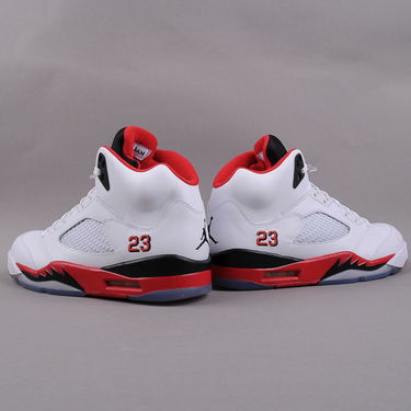 Tenisky a topánky Jordan Air Jordan 5 Retro "Fire Red" 2013 Biela | 136027 120, 3