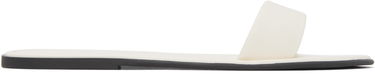 Šaty The Row The Row Leather Beach Slides Biela | F1386-SPN60, 0