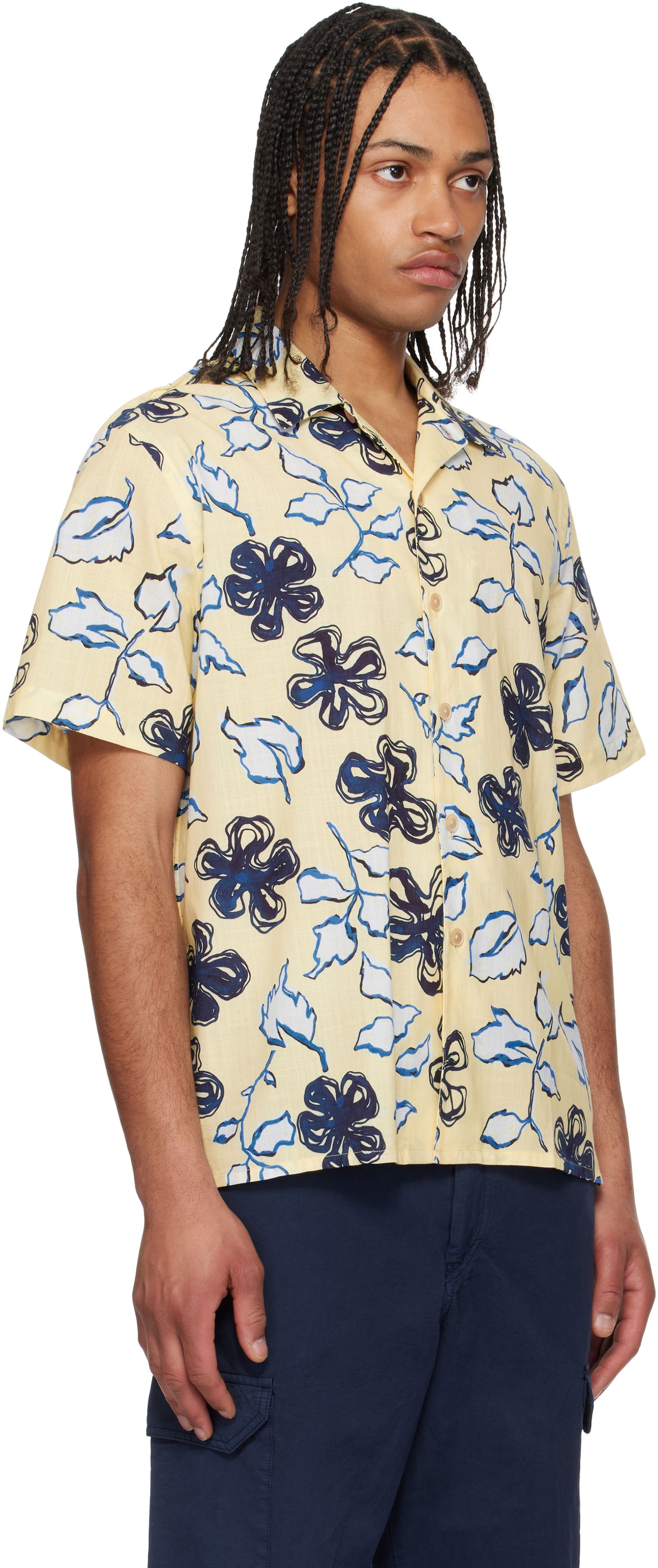 Košeľa Paul Smith PS Paul Smith 'Yukka' Print Shirt Žltá | M2R-695U-P22309-10, 1