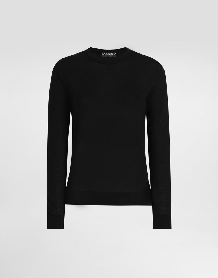 Sveter Dolce & Gabbana Dolce & Gabbana Cashmere Pullover Čierna | FXXAGZJBW0PN0000