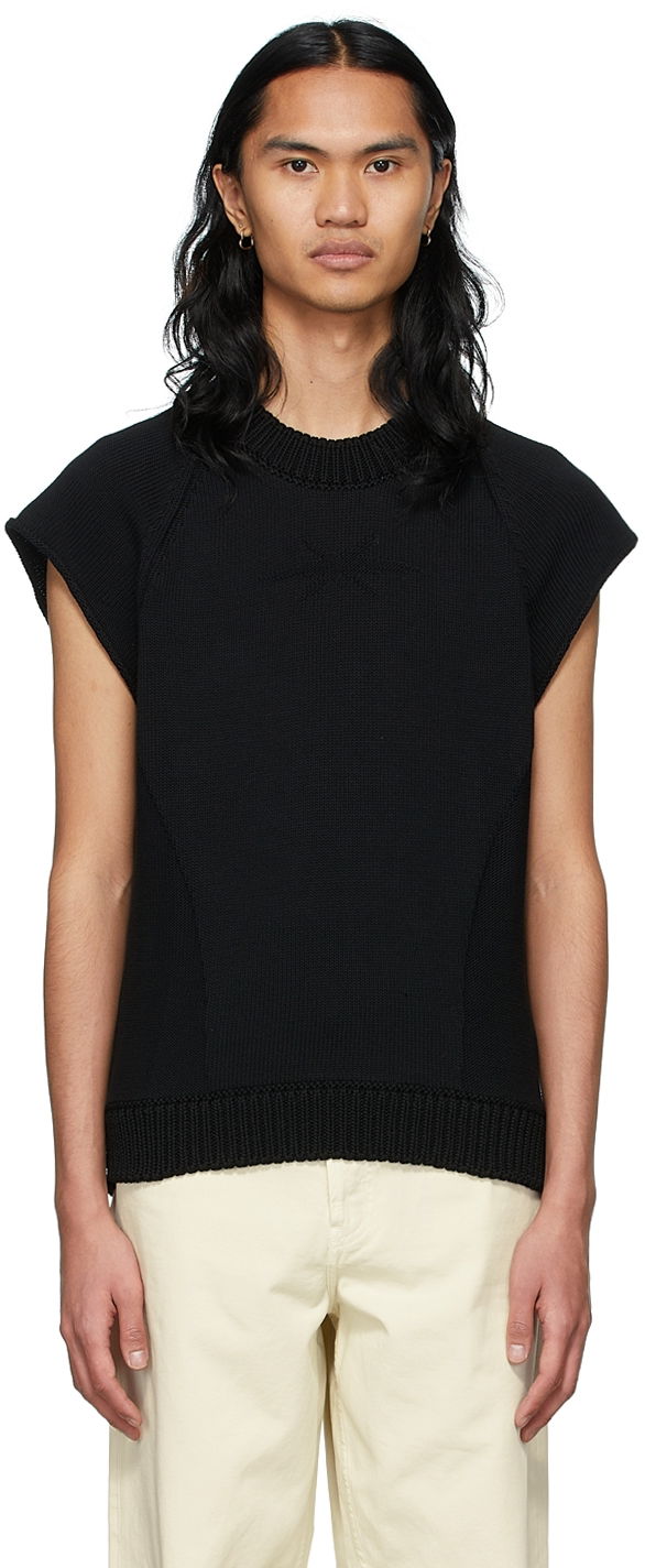 Sveter PHIPPS Organic Cotton Knit Sweater Čierna | X016 M B1 K0005 01001 ARMOR COTT, 0