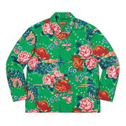 Peacock Print Work Jacket