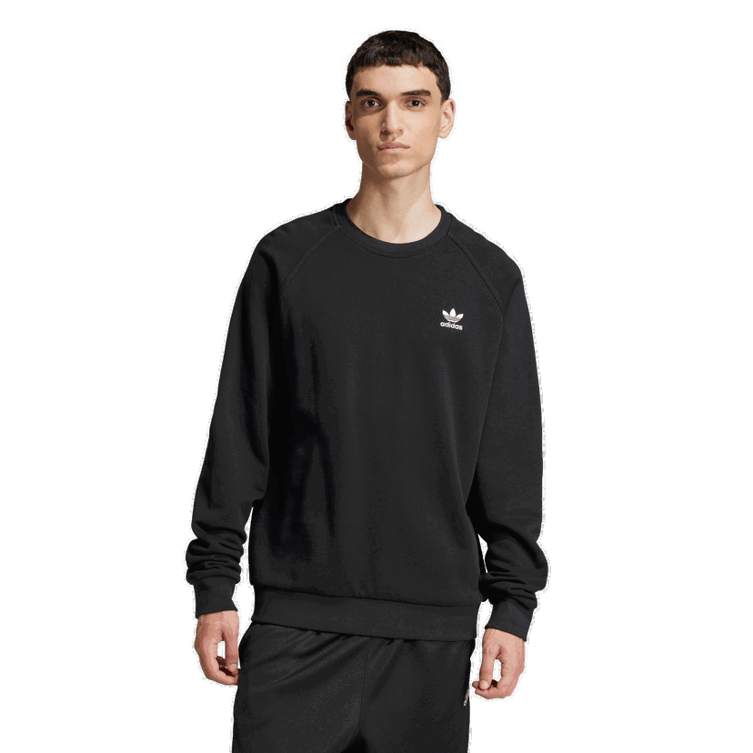 Mikina adidas Originals Crew Sweatshirt ESS Čierna | JD2412