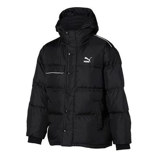 Prešívaná bunda Puma Street Style Logo Down Jacket Čierna | 929836-01