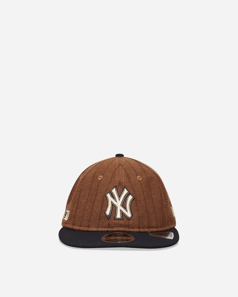 Šiltovka New Era New York Yankees Three Looms x MLB Wool Pinstripe 9FIFTY Cap Hnedá | IY70 410