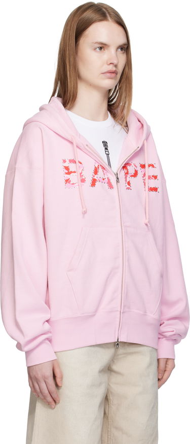 Mikina BAPE ABC Camo Crystal Logo Wide Hoodie Čierna | 001ZPL302005L, 4