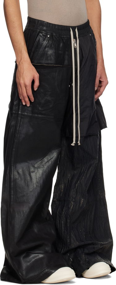 Nohavice Rick Owens Rick Owens DRKSHDW Hollywood Geth Belas Wide Leg Jeans Čierna | DU01E3378 COMW1, 1