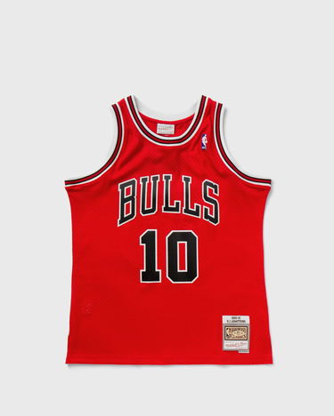 Dres Mitchell & Ness Swingman Jersey Chicago Bulls 1990-91 BJ Armstrong #10 Červená | SMJYSB19121-CBUSCAR90BAR, 3