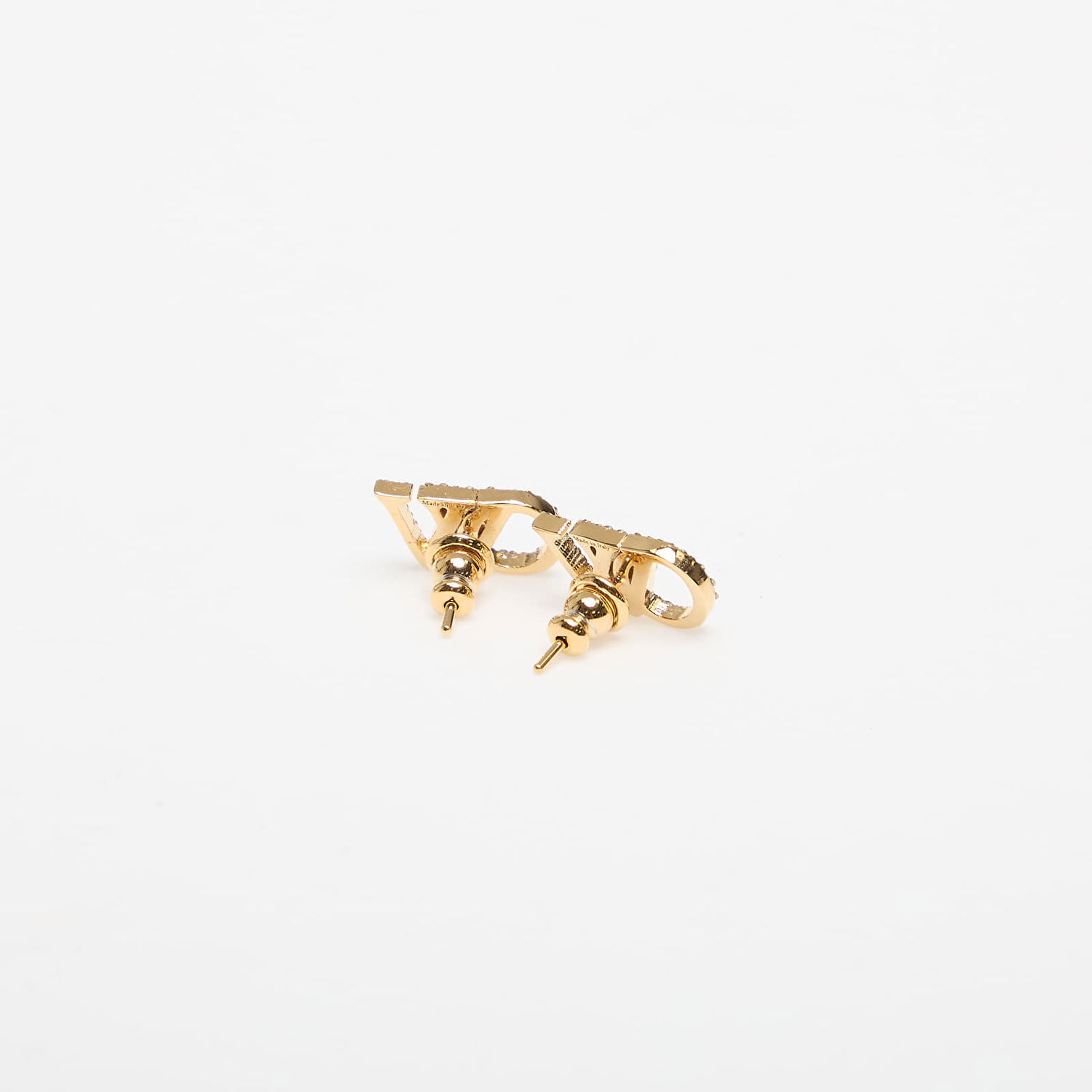 Náušnice Off-White Off-White OW Earrings with Rhinestones Metalická | OWOD299C99MET0017672, 1