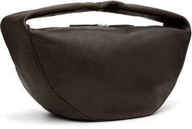 Taška cez rameno BY FAR BY FAR Maxi Cush Washed Leather Shoulder Bag Hnedá | MWBSB022LL034BR054PL, 1