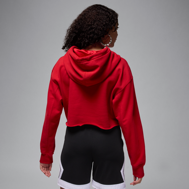 Mikina Jordan Jordan Flight Fleece Cropped Hoodie Červená | HJ0145-636, 1