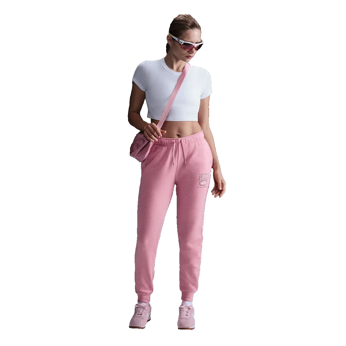 Tepláky Nike Club Fleece Graphic Standard Pants Ružová | IB1988-699, 0