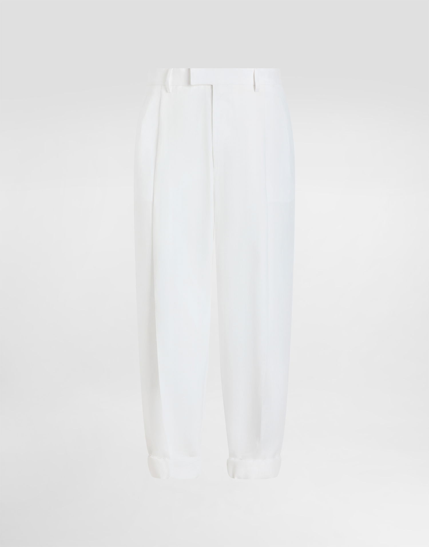 Nohavice Dolce & Gabbana Dolce & Gabbana Linen Pants 54 Biela | GP114TFU4MCW0800, 0