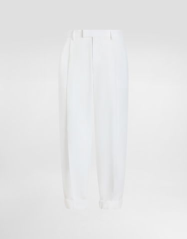 Nohavice Dolce & Gabbana Dolce & Gabbana Linen Pants 54 Biela | GP114TFU4MCW0800, 0