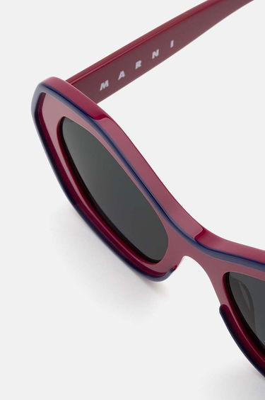 Tričko Marni Marni Ulawun Vulcano Bordeaux Sunglasses Biela | EYMRN00024.002.YAL, 2