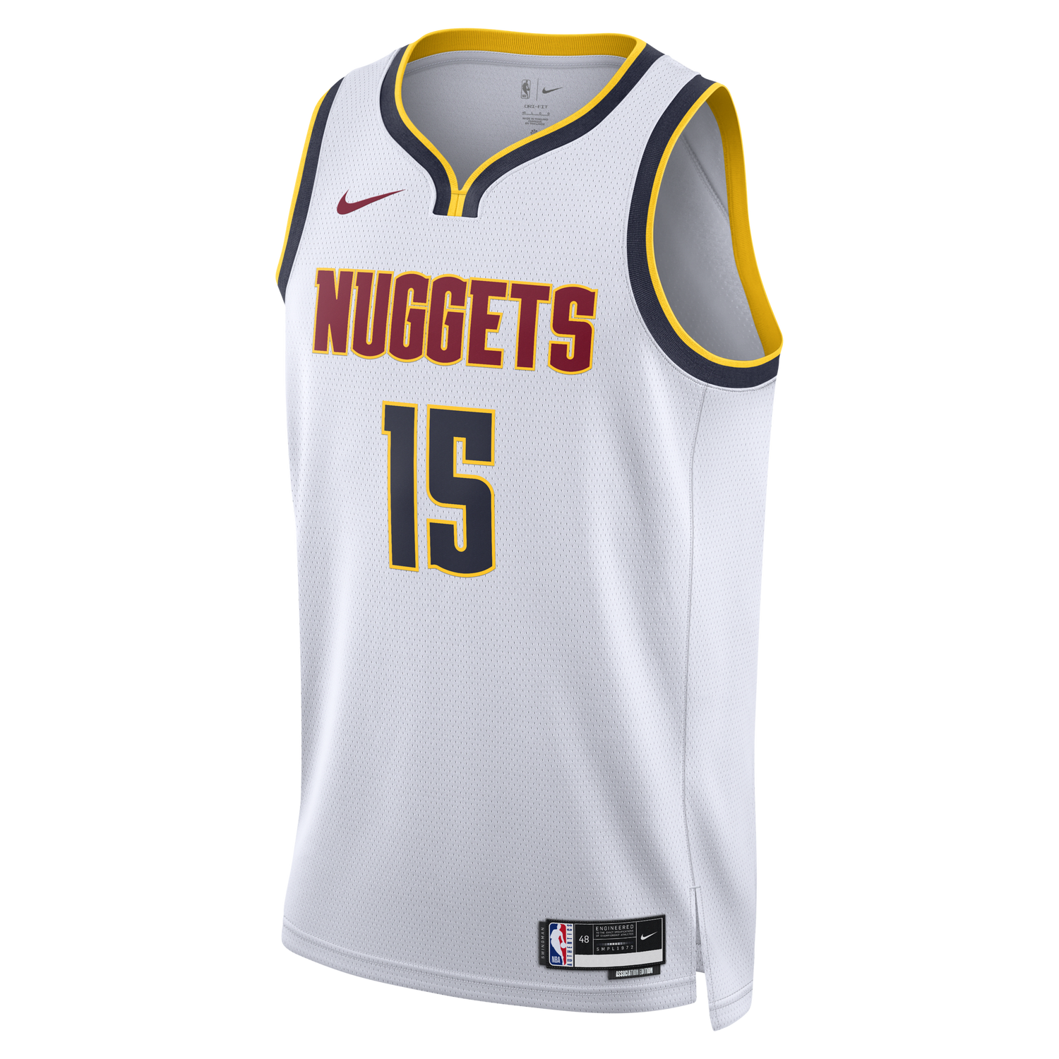 Dres Nike Dri-FIT NBA Swingman Denver Nuggets Association Edition 2022/23 Biela | DN2075-100, 0