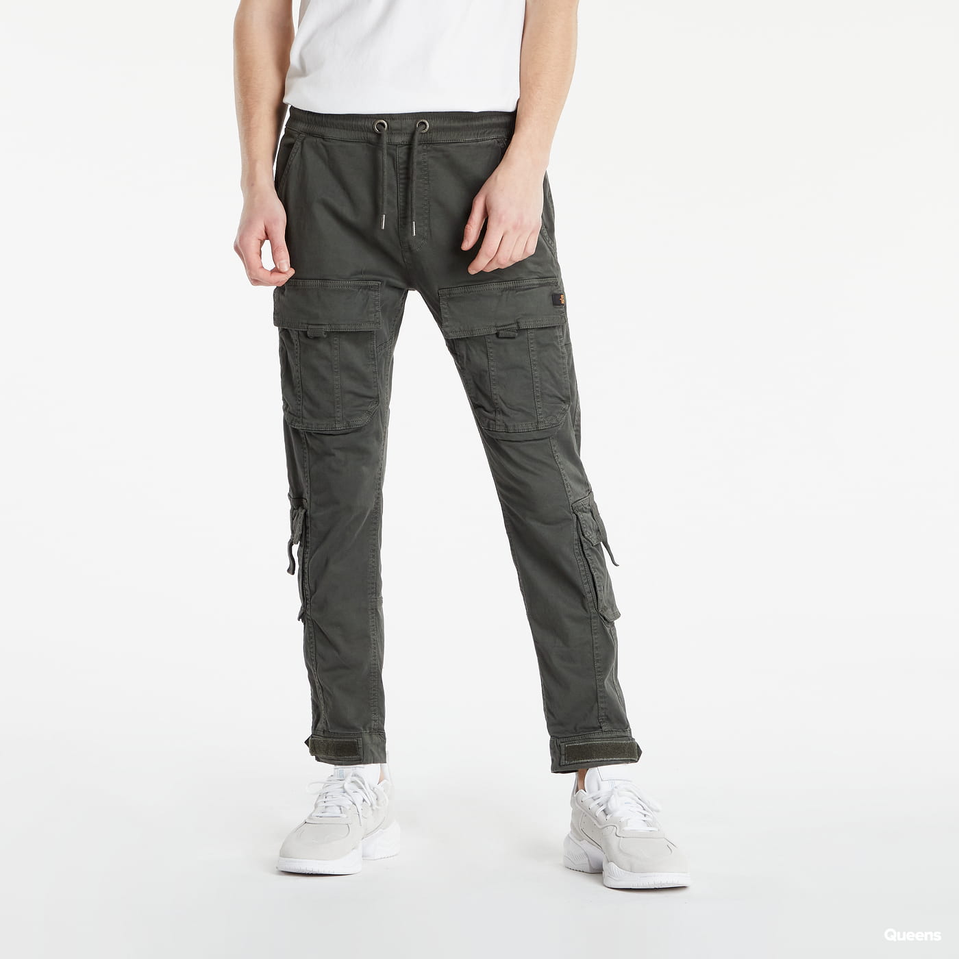 Nohavice Alpha Industries Sergeant Jogger Pant Šedá | 106202 136, 0