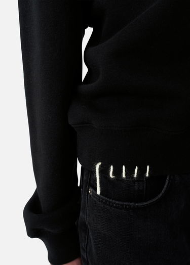 Mikina AXEL ARIGATO Crewneck Loops Sweatshirt Čierna | A3438001, 6