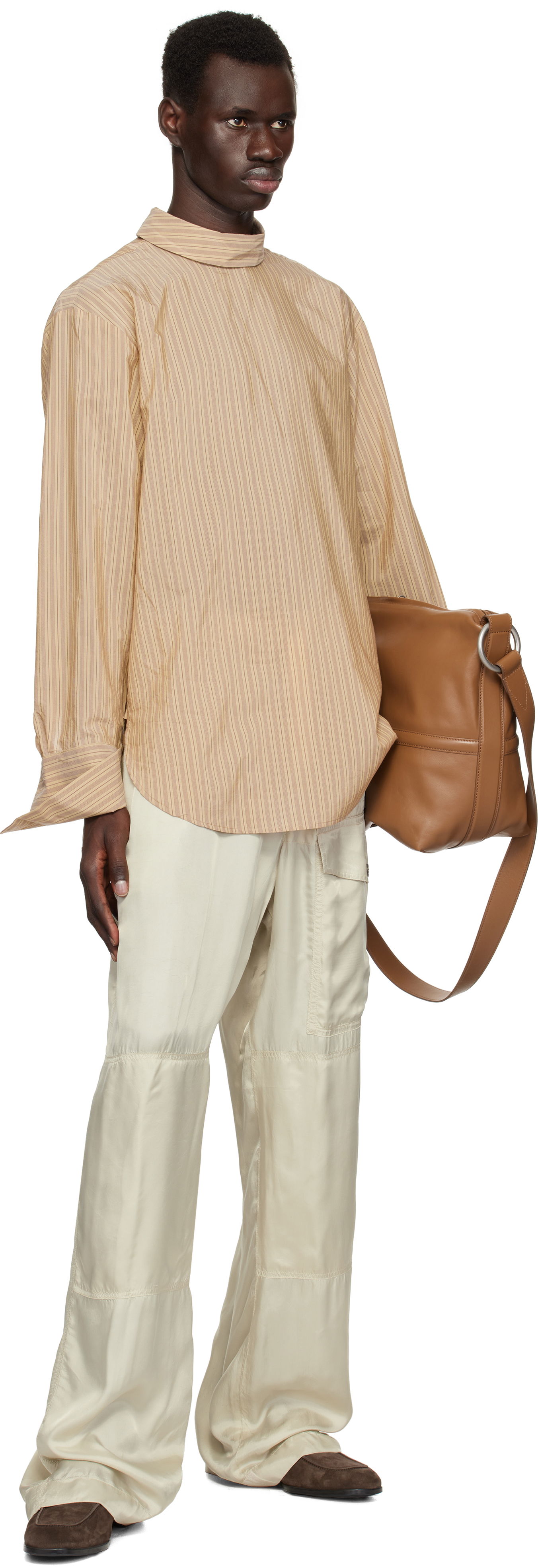 Dries Van Noten Striped Turtleneck Shirt