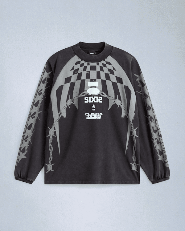 Tričko Vans Act Of Disagreement Hazard Long Sleeve T-Shirt Čierna | VN000RPWBLK, 0