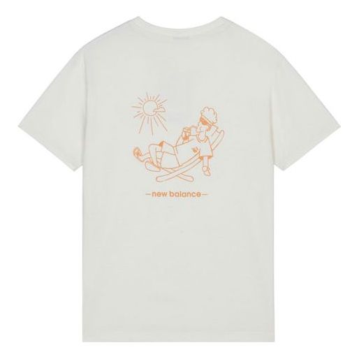 Tričko New Balance Summer Vacation Graphic T-Shirt Biela | AMT13350-IV
