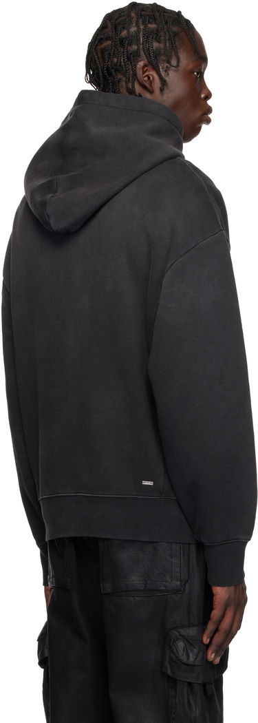 Mikina AMIRI Vintage Wash Pegasus Oversized Hoodie Čierna | AMJYHD1080, 2