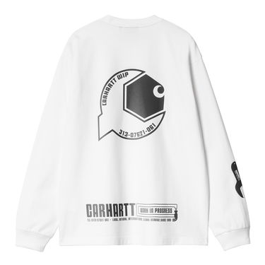 Tričko Carhartt WIP Long Sleeve Graphic Print T-Shirt Biela | I034411_9, 1