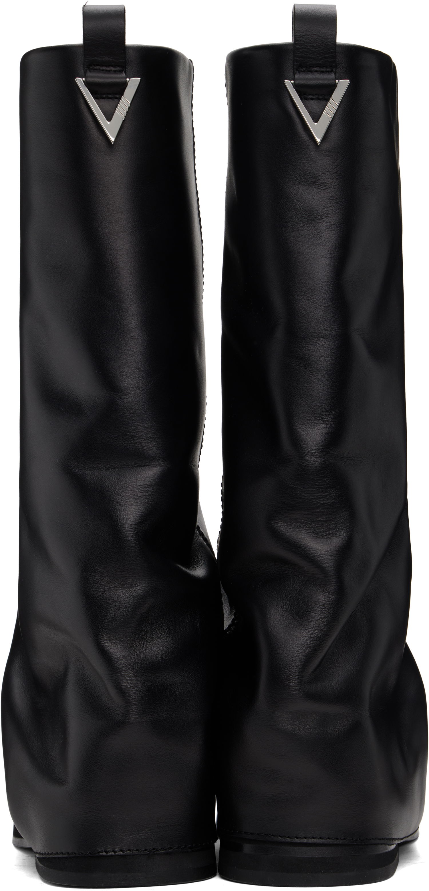 Šaty The Attico Attico Robin Slouch Leather Boots Čierna | 241WSH00798 LBT019AA, 1
