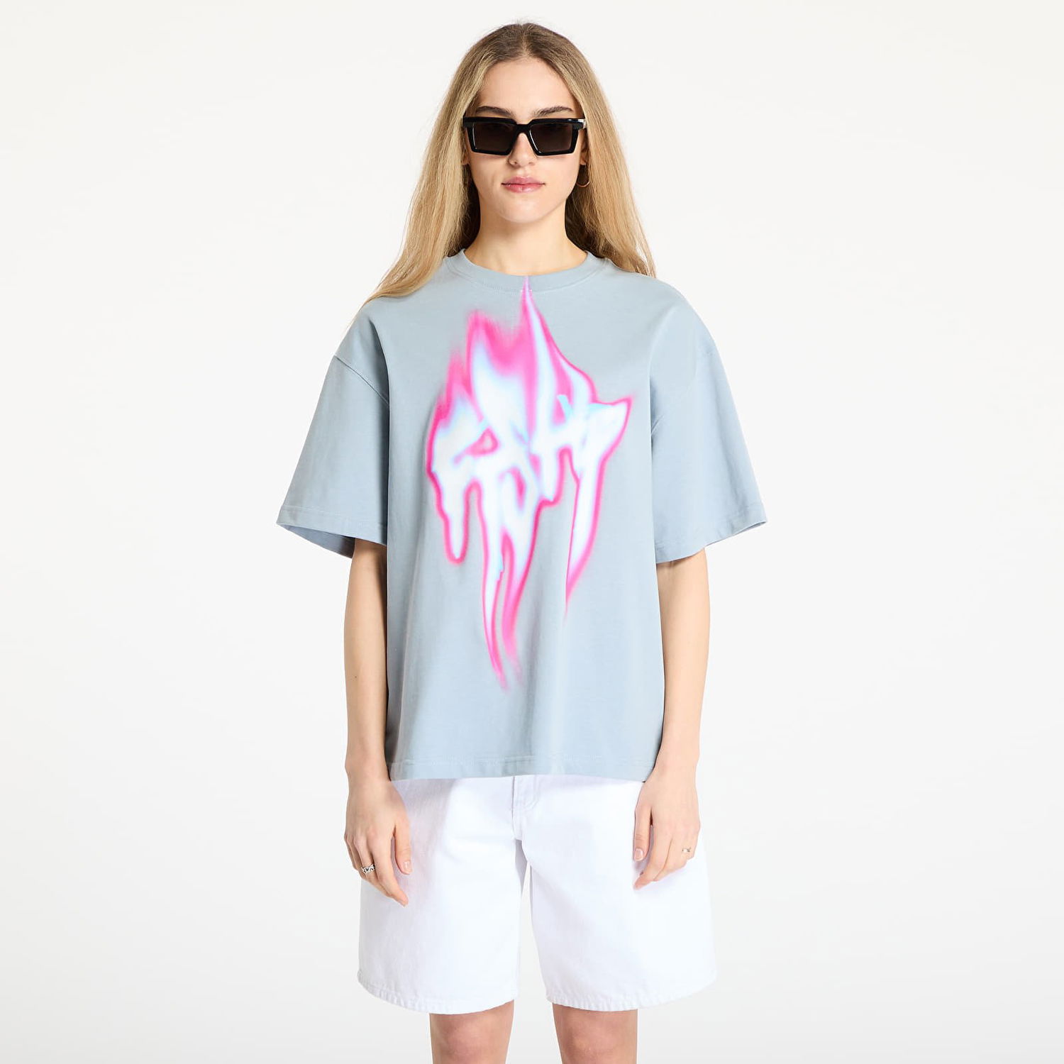 Tričko Footshop FTSHP Walking Art II T-Shirt Modrá | FTSHP_482, 0