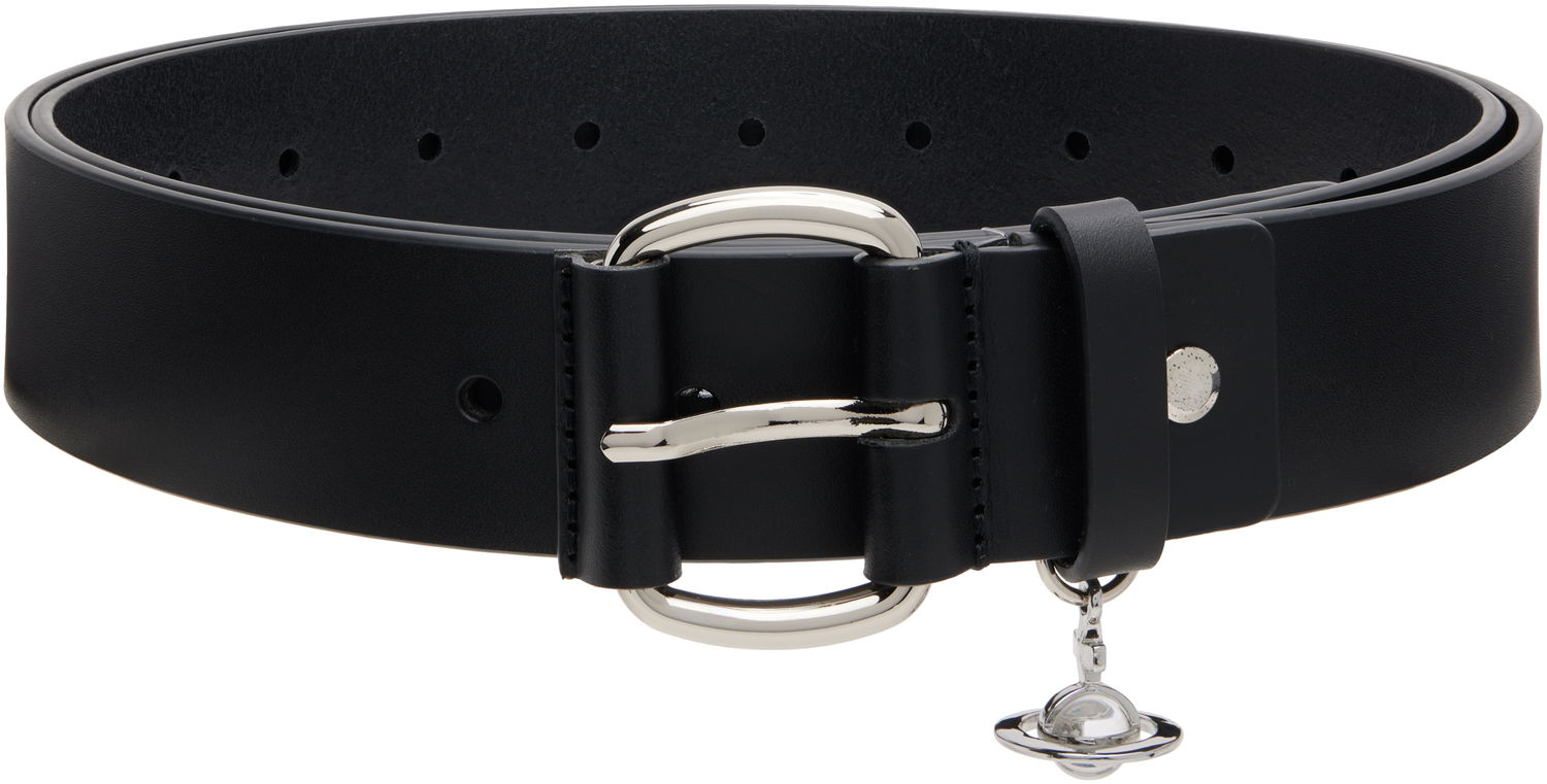 Opasok Vivienne Westwood Vivienne Westwood Wide Alex Charm Belt Čierna | 8201007KU-L00CH-, 0