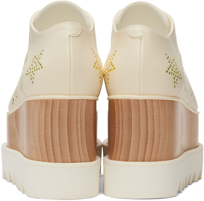 Tenisky a topánky Stella McCartney Stella McCartney Elyse Crystal Star Platform Biela | 810251E00128, 1