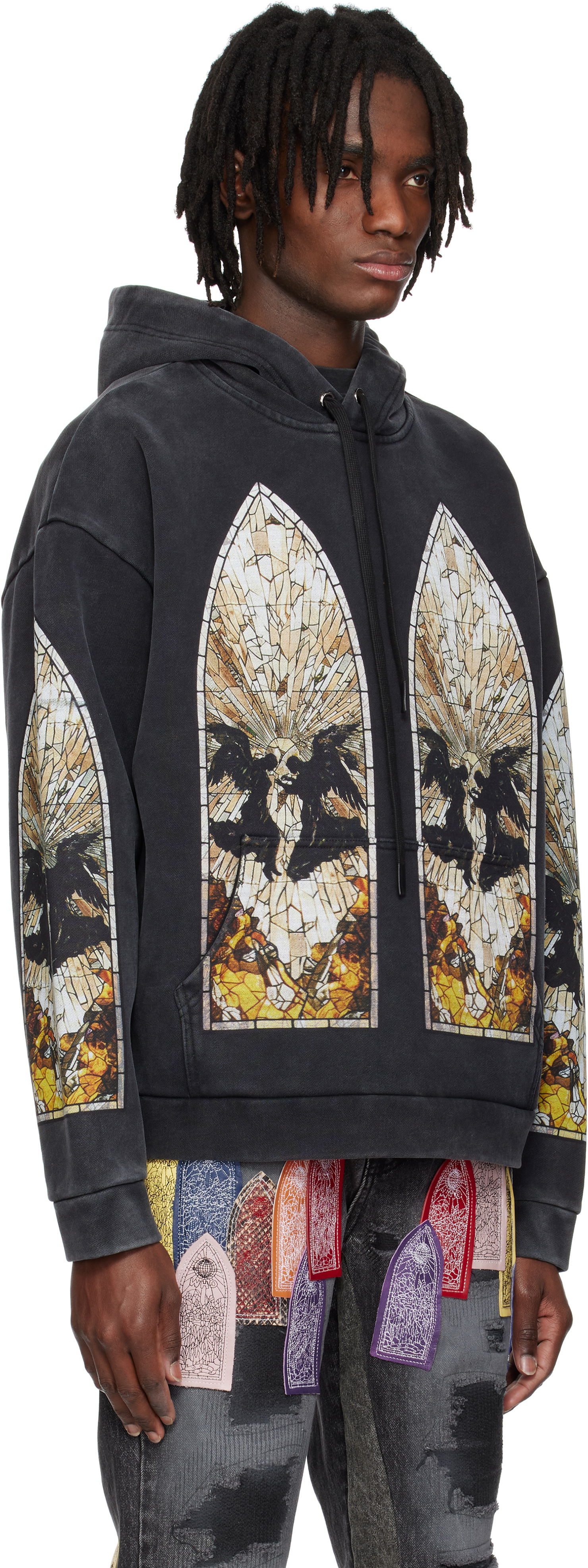 Mikina Who Decides War Who Decides War Matrimony Print Hoodie Čierna | 1110310030SS25, 1