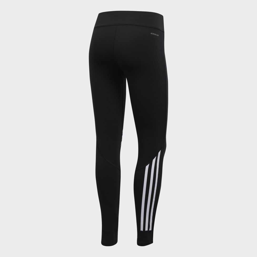 Legíny adidas Originals Run It 3-Stripes 7/8 Leggings Čierna | ED9305, 1
