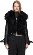 R13 Furry Shrunken Shearling Jacket