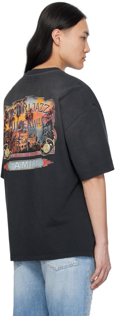 Tričko AMIRI AMIRI 'Amiri Jazz Hideaway' Graphic T-Shirt Čierna | AMJYTE1165, 2
