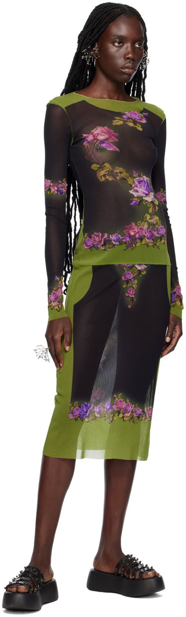Šaty Jean Paul Gaultier 'The Fleurs Petit Grand' Midi Dress Rôznofarebný | 23/12-F- RO045-T525-4000, 3