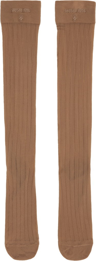Ponožky SHUSHU/TONG SHUSHU/TONG Three-Pack Knitted Mid-Calf Socks Biela | FSDEAC01 RST100, 3