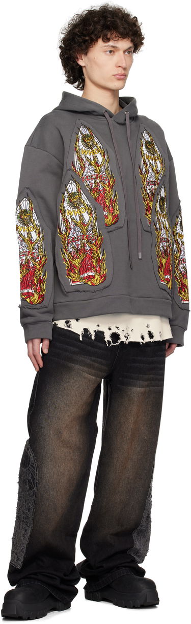 Džínsy Who Decides War Who Decides War Mocha Patched Jeans Čierna | 1120880017SS25, 3
