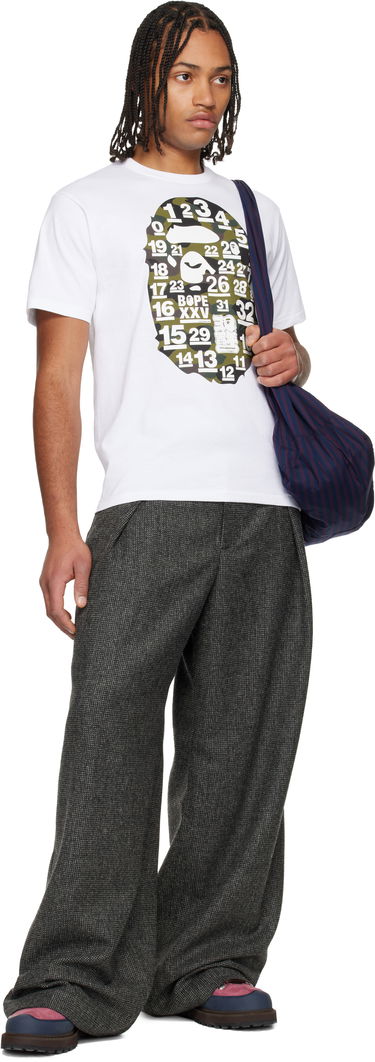Tričko BAPE 32nd Anniversary 1st Camo Big Ape Head T-shirt Biela | 001TEL201022F, 3