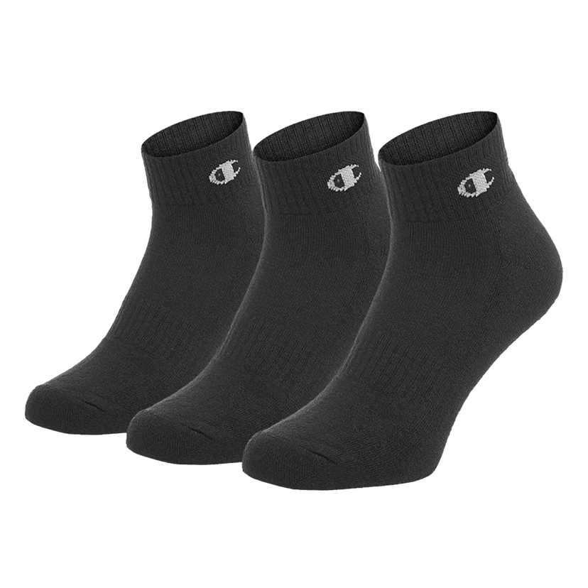 Ponožky Champion Supersneaker Quarter Socks Čierna | CHE241U301-01