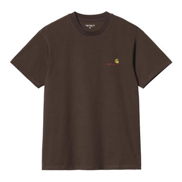 Tričko Carhartt WIP American Script T-Shirt Hnedá | I029956.47XX, 1