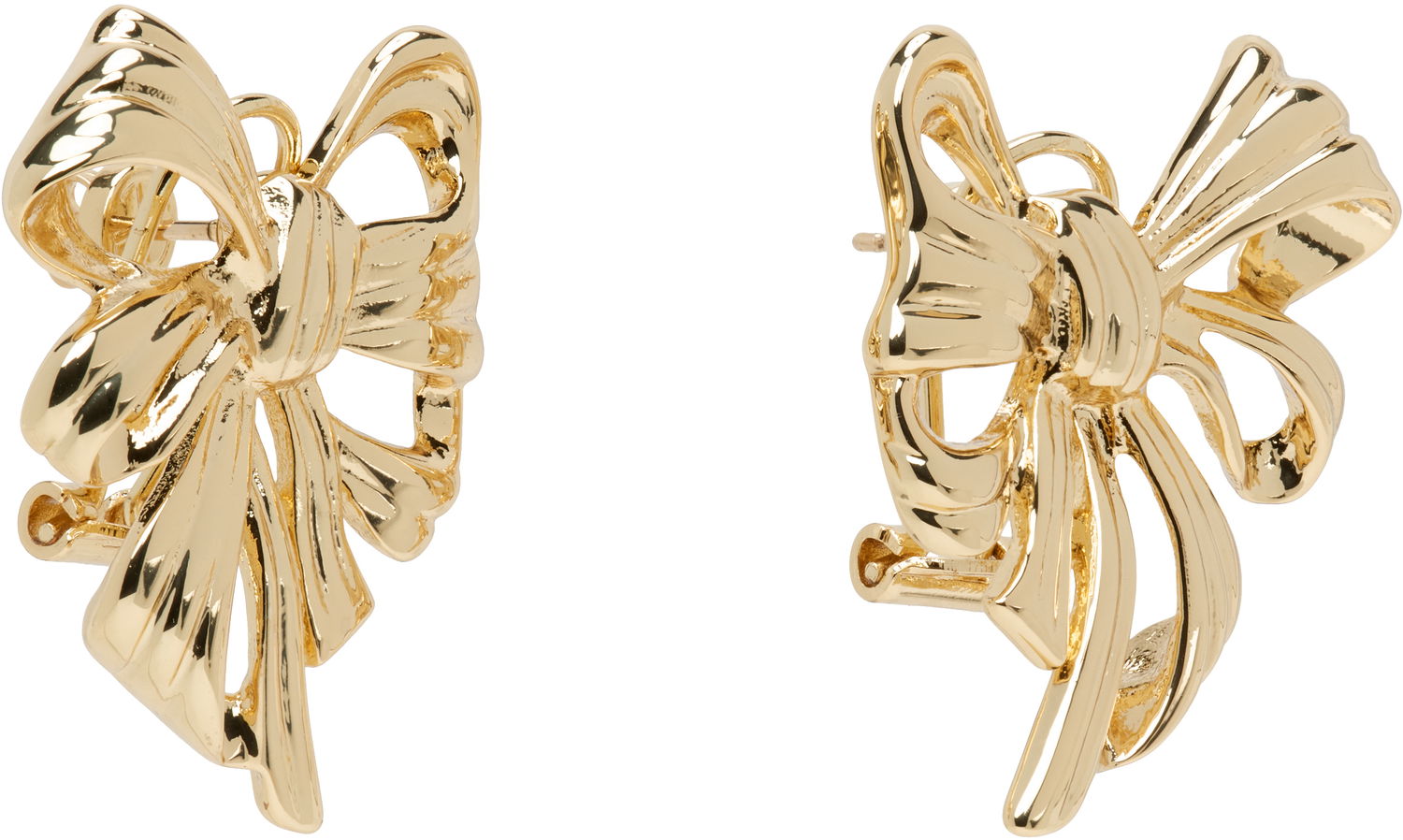 Náušnice Anine Bing ANINE BING Bow Earrings Metalická | A-15-10711-GLD1, 1
